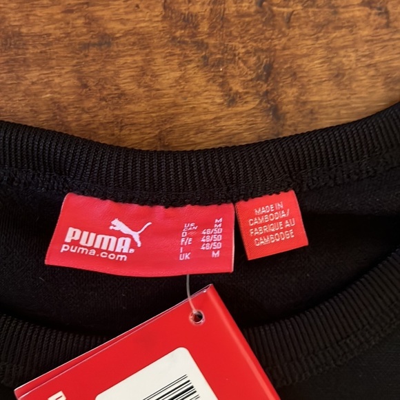 NWT Puma Training Tech Shirt Black Size M - Picture 8 of 13